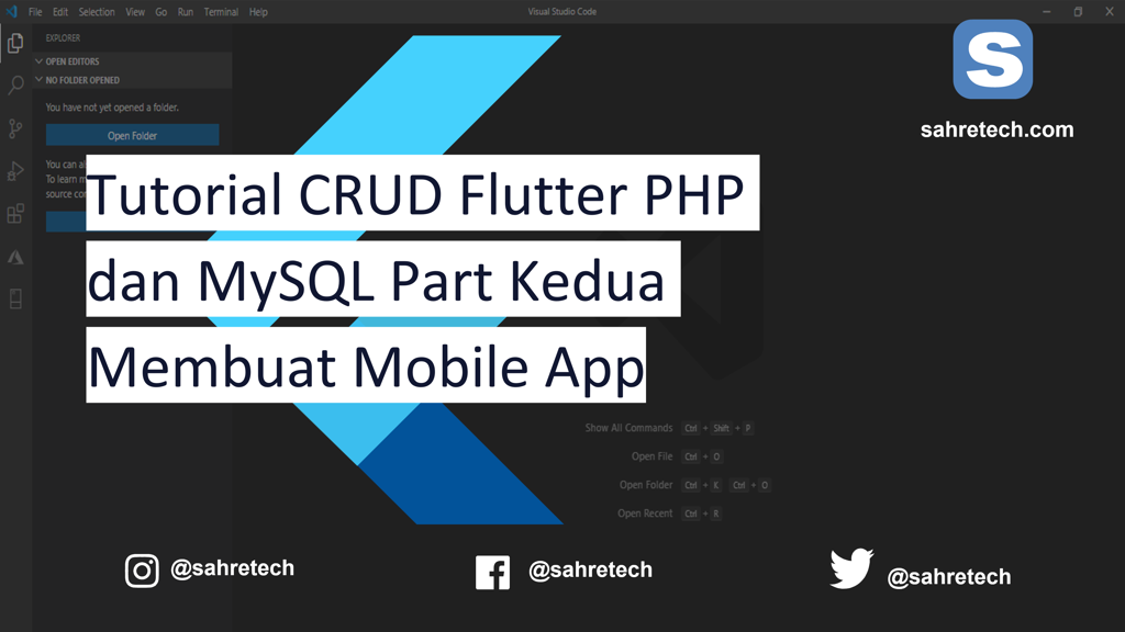 Tutorial CRUD Flutter PHP dan MySQL Part Kedua Membuat Mobile App