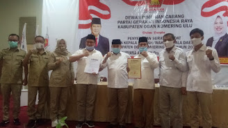 Satu Persatu Parpol Berlabuh Mengusung Pasangan Jargon Bekerja Lanjutkan