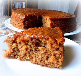 Lemon Gingerbread Drizzle Cake