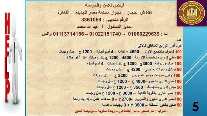 النشرة القومية للتشغيل: 1845 فرصة عمل للشباب التقدم لشغلها خلال شهر ابريل المقبل