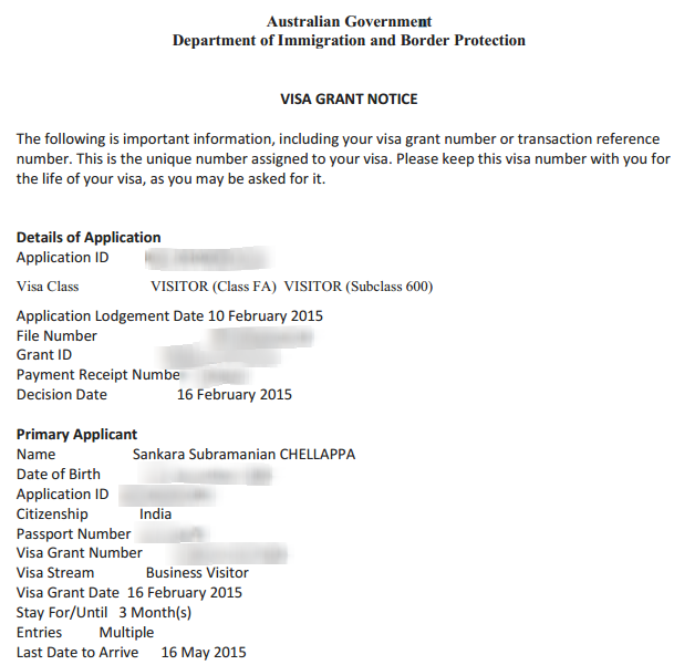 Australia visa for Indian citizens