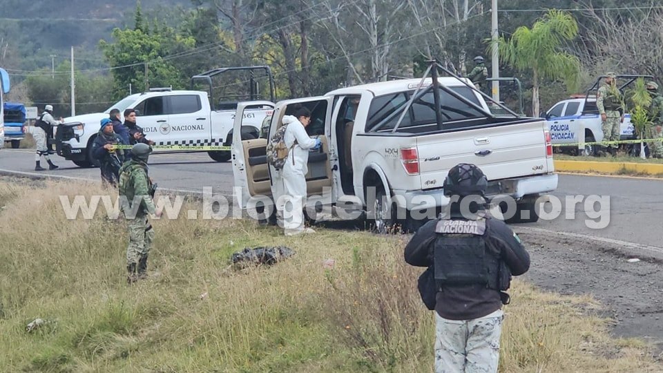 Policías Municipales de Zinapécuaro se unieron a la Familia Michoacana para repeler al CJNG el domingo, hubo un Ching... de muertos dicen testigos
