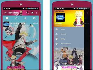 BBM MOD Naruto Boruto v3.0.1.25 APK Terbaru 2016