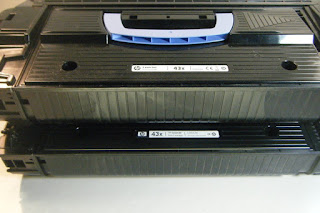 2 EMPTY Virgin HP 43X (C8543X) High Yield Original LaserJet Toner Cartridge
