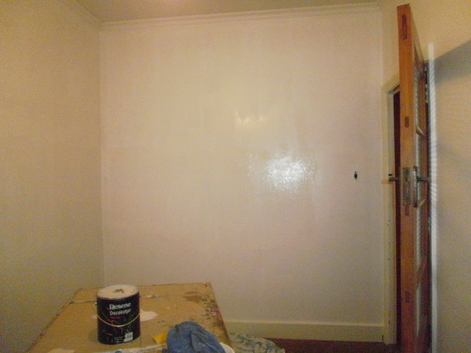 The primer undercoat is up. First coat of dizzy lizzie.