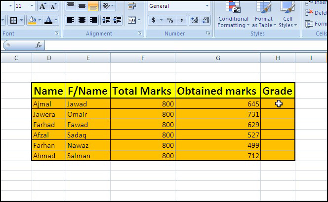 excel training