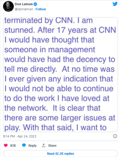 Don Lemon talks life after CNN in first one-on-one interview since leaving the cable news network