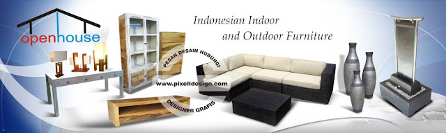 Iklan Banner Spanduk Promosi Toko Furniture Interior