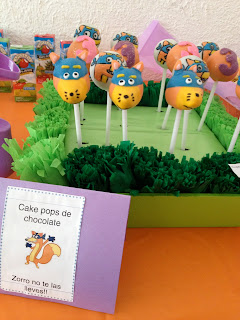 cake pops dora la exploradora