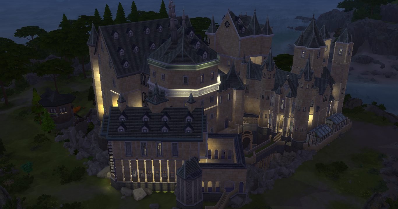 Hogwarts The Sims 4 ปราสาทฮอกวอตส์ The Sims 4