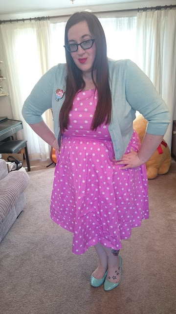 How can i style a Lindy Bop audrey dress for work 