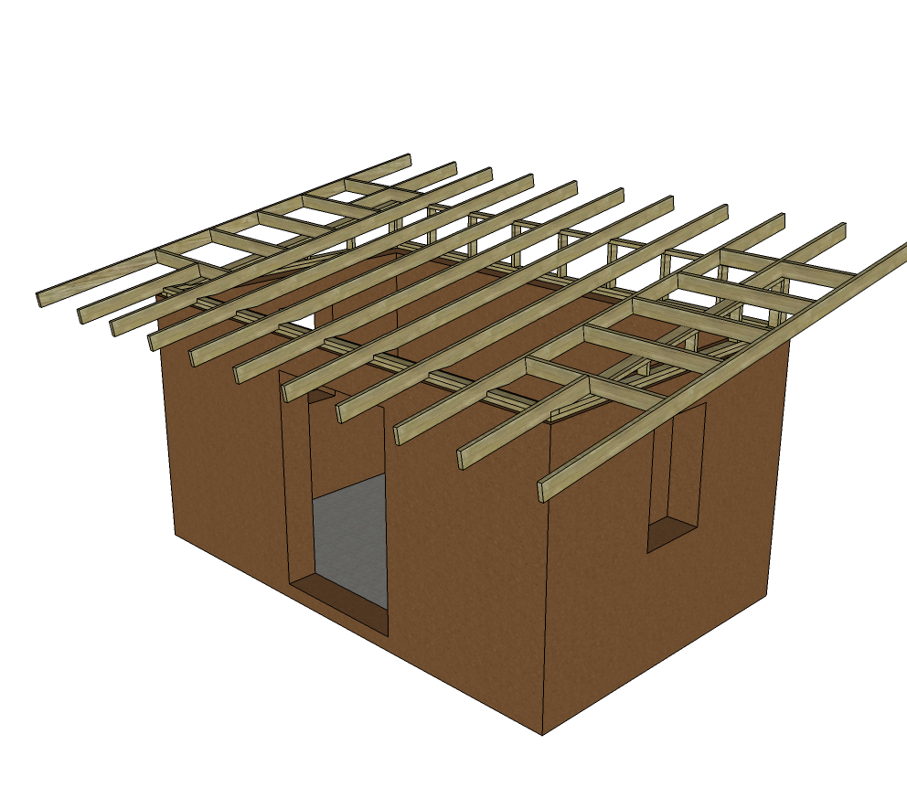 T-Brick Shed: Preliminary Roof Design
