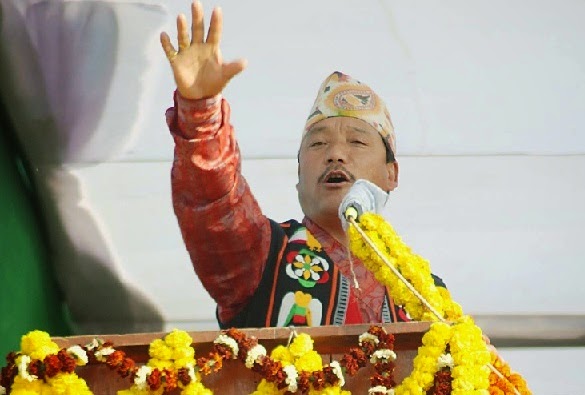 Gorkha Janmukti Morcha (GJM) president Bimal Gurung 