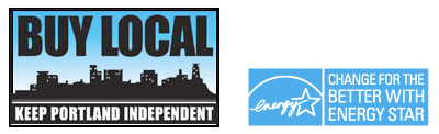 logos for Buy Local - Portland and for Energystar