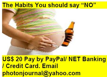 The Habits You should say “NO” pregnancy book