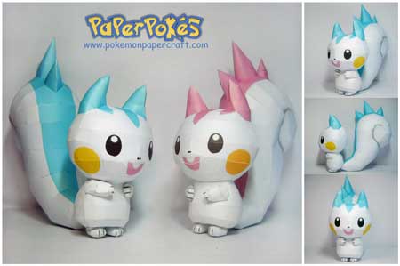 Pokemon Pachirisu Papercraft