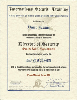 online security director certification course management training