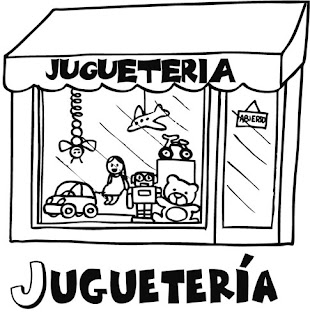 Juguetería para colorear