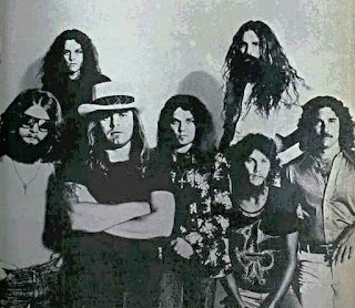 The Southern Rock band Lynyrd Skynyrd in 1977