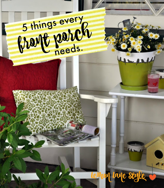 decorating a front porch