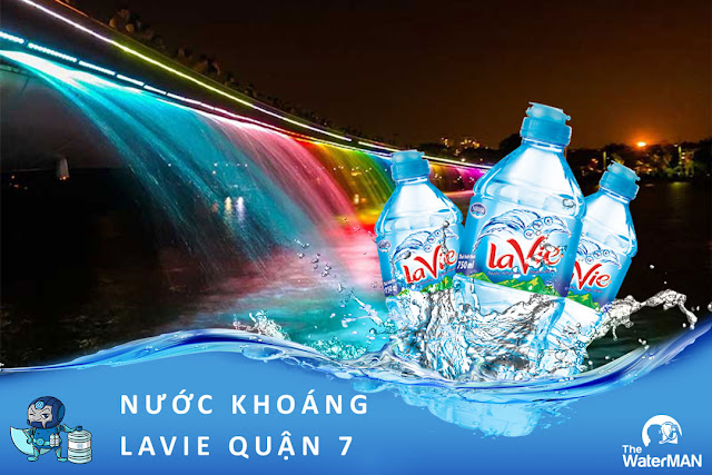 Đại lý đặt nước khoáng Lavie, Viva bình 20L, thùng đóng chai ở Quận 7