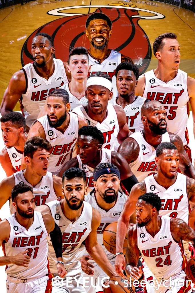 Miami Heat 22-23 Portaits by Sleepychon | NBA 2K23
