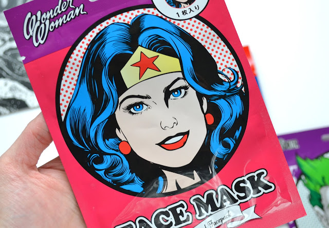 Sheet Mask DC Comics Wonder Woman, Superman and The Joker