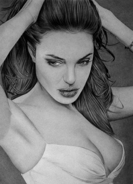 ken lee klsadako deviantart impressionante ilustração lápis hiper-realismo retratos mulheres