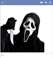 Ghostface Emoticon From The Scream Movie