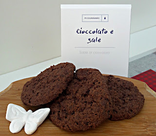 biscotti dolci al cioccolato e sale