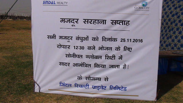 Jindal Realty celebrated Labor Sarahna Saptah