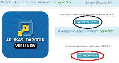 Menu Sinkronisasi Tidak Muncul Tapi Munculnya Tarik Data Dapodik Versi Terbaru, Begini Solusinya