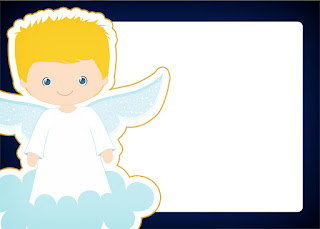 Blondie Angel Free Printable Invitations, Labels or Cards.