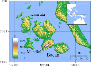 Peta Pulau Bacan