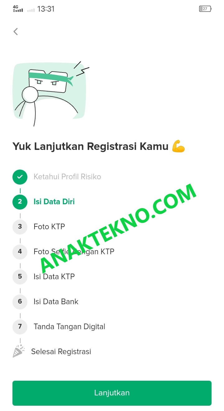 Cara daftar Bibit Tanpa KTP