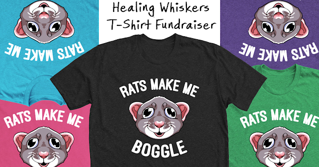 Vincent the Therapy Rat Rats Make Me Boggle T-shirt