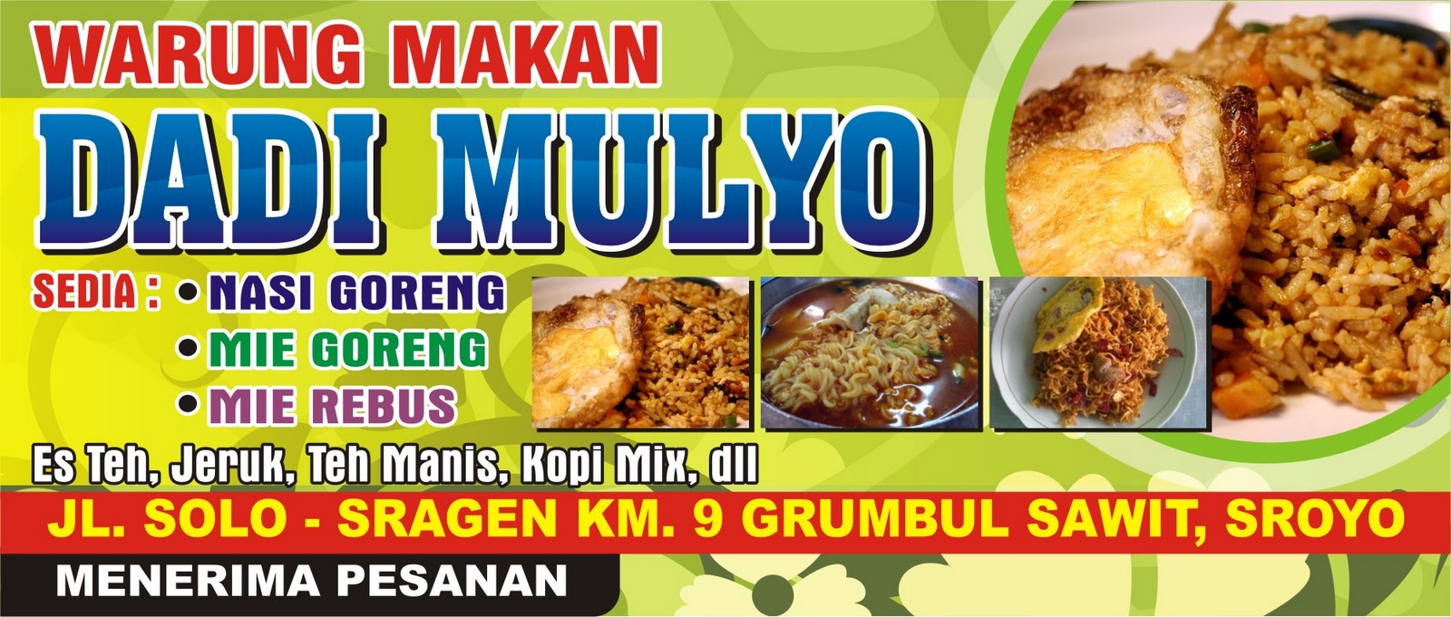 Sepanduk Gratis Warung Makan ~ solusi cetak undangan 