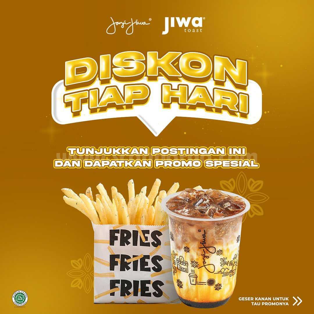 Promo KOPI JANJI JIWA & JIWA TOAST – Spesial DISKON TIAP HARI!