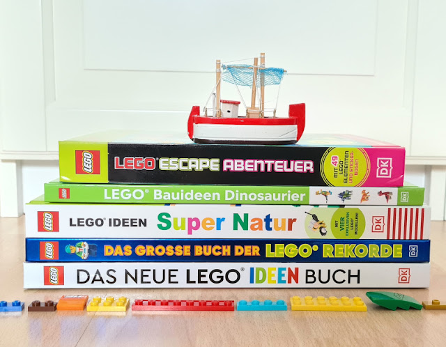 Das Bücherboot: LEGO® Bücher für Kinder ab 6 Jahre. Ich stelle Euch auf Küstenkidsunterwegs geniale Bücher mit Ideen und Bau-Anleitungen zu den Themen Bauwerke, Rekorde, Dinosaurier, Natur, Pflanzen, Escape Room bzw. Abenteuer vor!