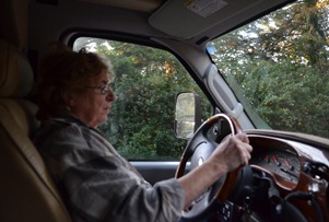 Mo is driving first today