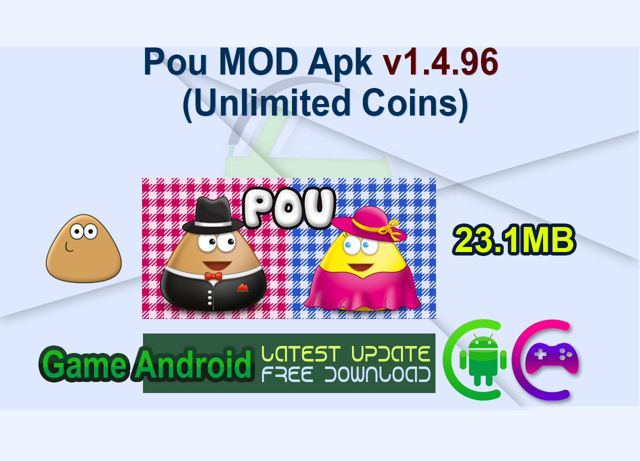 Pou MOD Apk v1.4.96 (Unlimited Coins)