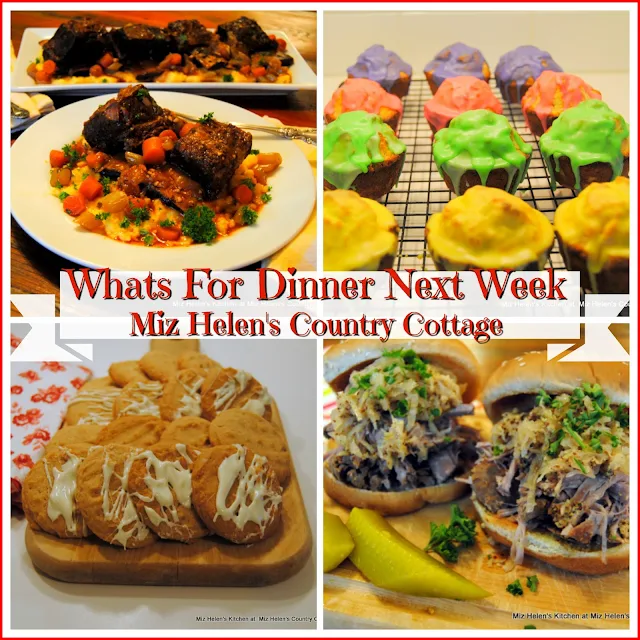 Whats For Dinner Next Week 1-5-19 at Miz Helen's Country Cottage