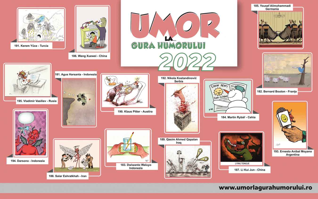 Virtual Exhibition of the 32nd International Festival of Cartoon & Humorous Literature "Gura Humorului"