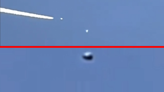 This is a real UFO sighting of 5 UFOs in just a 7 second video.