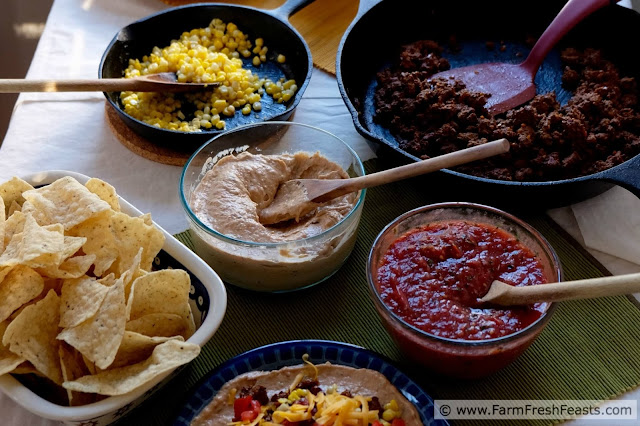 http://www.farmfreshfeasts.com/2015/08/make-your-own-layered-taco-dip-bar.html