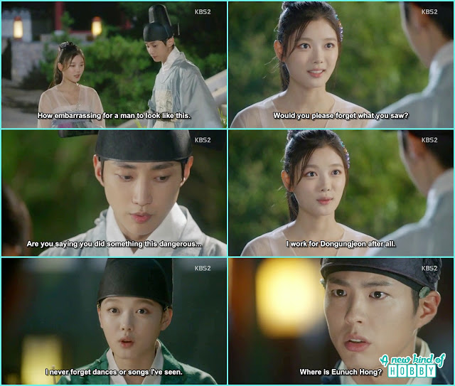  crown prince searching for the girl dance in king birthday and yoon sung saved ra on - Love in The Moonlight - Episode 5 Review