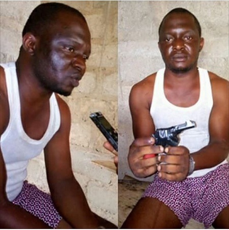 See the Face of Deadly Armed Robber Caught Robbing Female Students in Nasarawa (Photos)