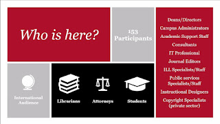 Graphic of who is attending the conference