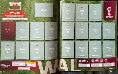 Panini World Cup 2022 Sticker Book - Wales