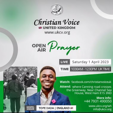 Tope Dada Live at Christian Voices Uk Gathering 
